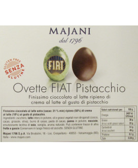 Vendita online Ovetti di Pasqua Majani di Bologna di cioccolato al latte cremoso,  €30.00 al Kg. Shop on-line ovine pasquali