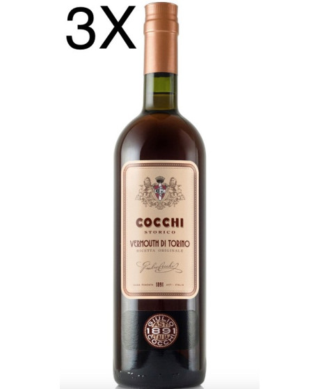 (3 BOTTIGLIE) Cocchi - Vermouth di Torino - Storico - 75cl