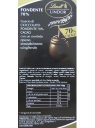 Lindor - Dark Chocolate 70% Eggs - 100g