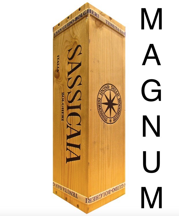 Sassicaia 2016 Magnum - Shop online Tenuta San Guido red - Bolgheri - Shop Sassicaia wooden box