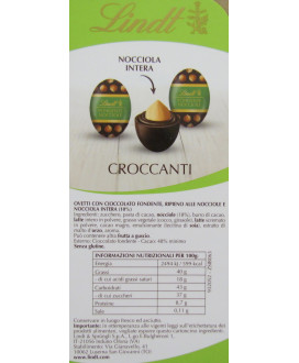 Vendita online Ovetti di Pasqua Lindt fondenti con nocciola intera. Shop on-line e prezzi ovette Pasqua Lindor