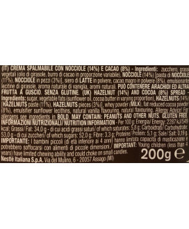 Rossana - Crema Spalmabile al latte e alle nocciole - 200g 