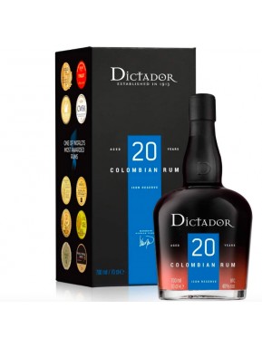 Rum Dictador - 20 Years - Colombian Rum - 70cl