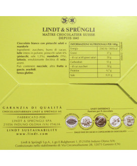 Lindt - White Chocolate with salted almonds and pistachios - 400g