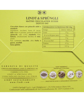 Vendita online e prezzo Uovo di Pasqua novità 2025 Lindt cioccolato bianco con pistacchi e mandorle salate, sconto 10% extra