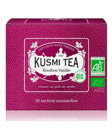 Kusmi Tea - Rooibos Vaniglia - Bio - 20 Filtri - 44g