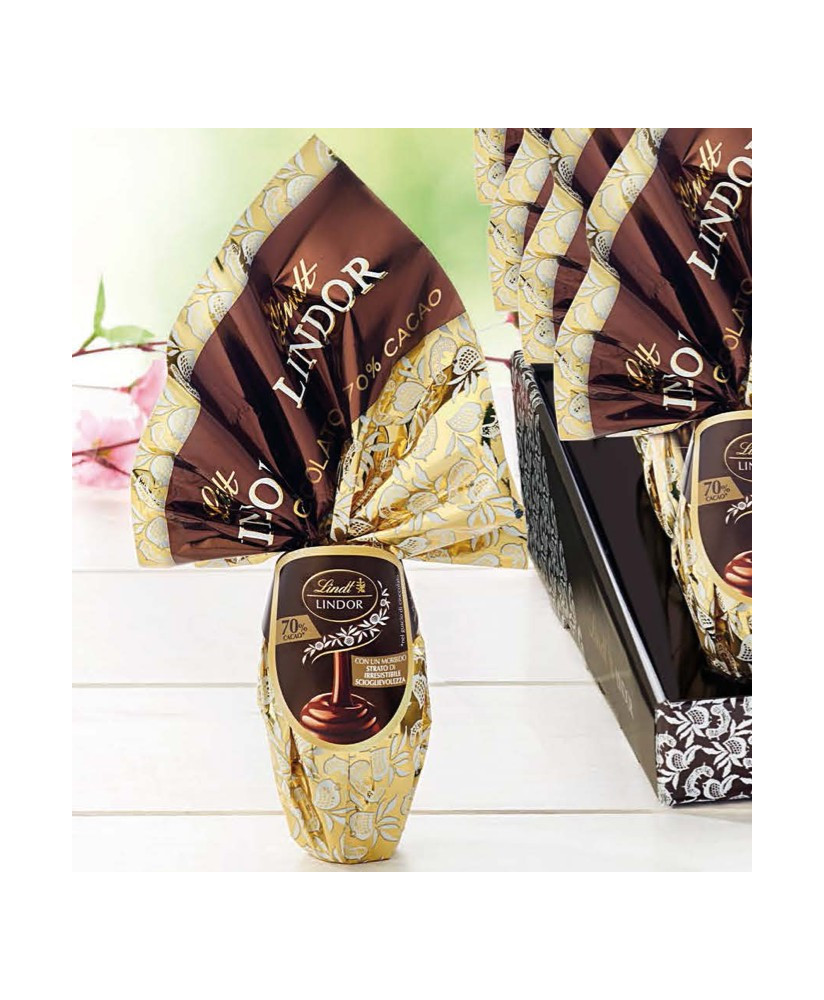 Vendita online uova di Pasqua Lindt Extra Fondente 72%, Piccolo Mignon da 30g. Shop on line uova di Pasqua piccole di finissimo 