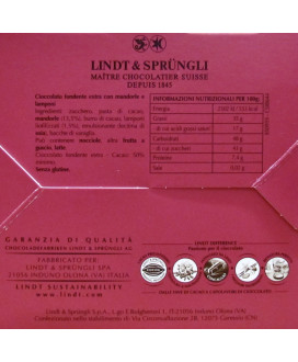 Vendita online Uovo di Pasqua NOVITA' 2025 fondente e mandorle Lindt & Sprüngli, fondente con mandorle caramellate (SCONTO 10%).