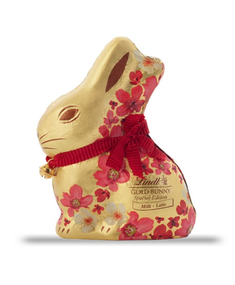 3 Gold Bunny X 200g - Milk Chocolate - Flower