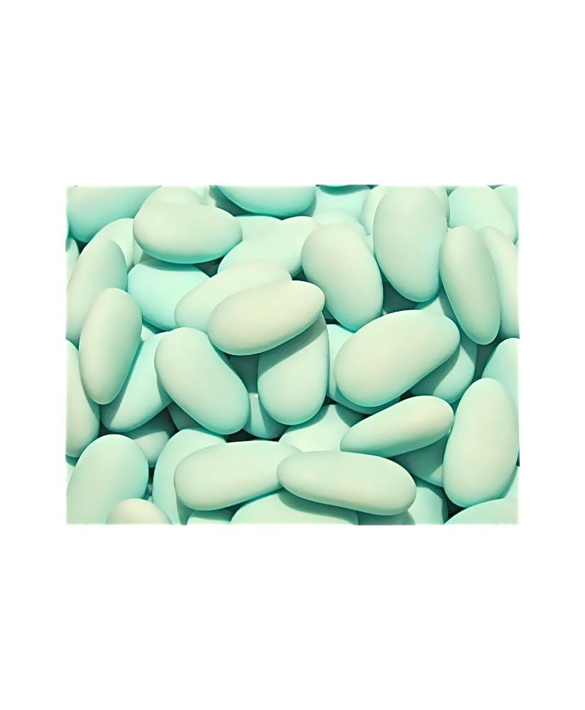 Confetti Azzurri - Vendita online confetti azzurri con mandorla intera palata per cerimonie, battesimi, comunioni e bomboniere. 