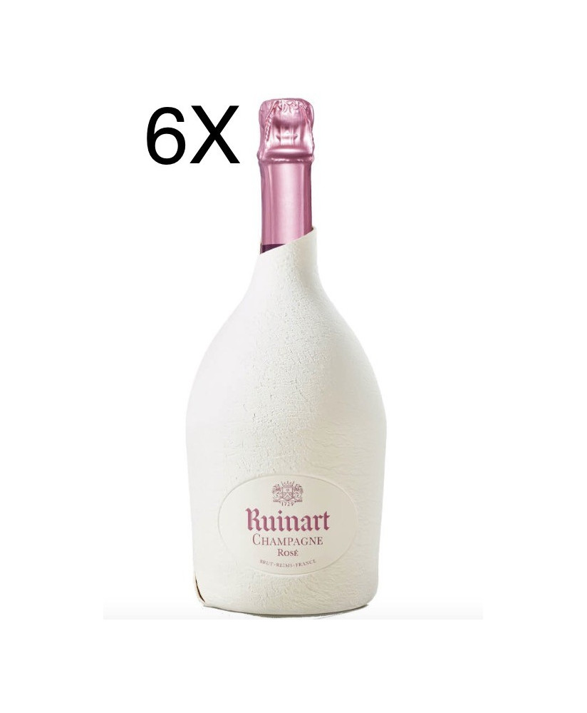 Champagne Ruinart - Brut Rose' coffret - Vendita online miglior prezzo Ruinart Rose' - Bollicine francesi shop online
