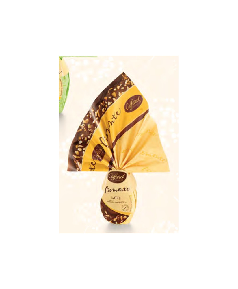 Vendita online Uova Caffarel mignon al latte con granella nocciole Piemonte I.G.P. Shop on line uovo Caffarel nocciolato