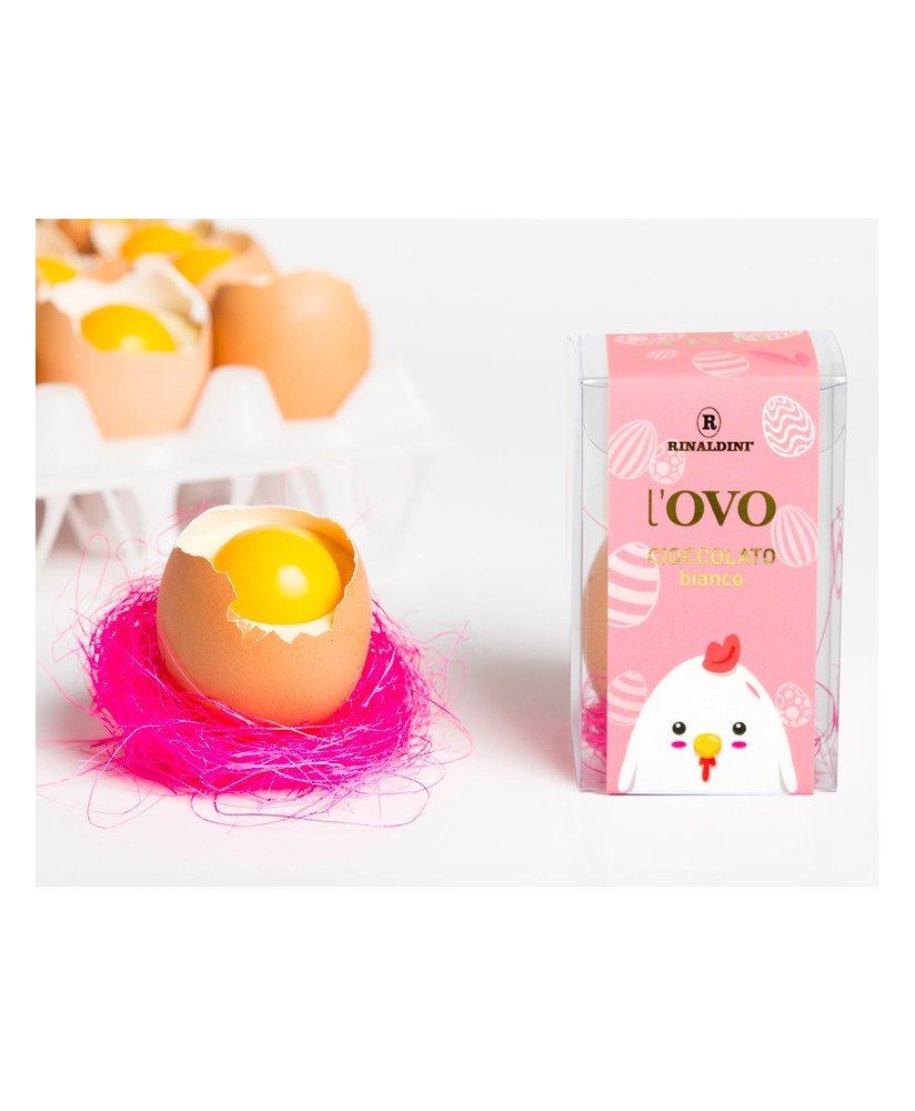 Rinaldini - l’OVO - cioccolato bianco - 45g