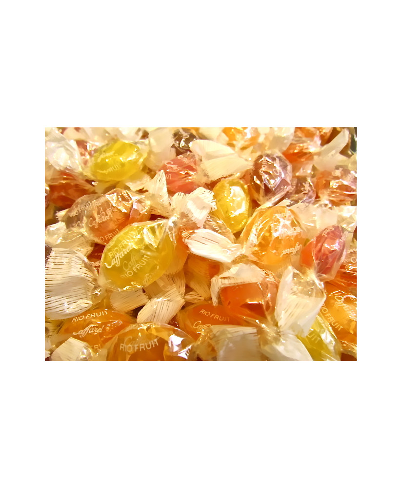 Vendita online caramelle Caffarel Rio Frutta dure assortite: fragola limone, mirtillo. Prezzo €12,00 al kg Shop on line caramell