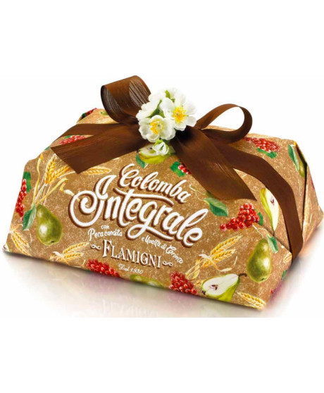 FLAMIGNI - COLOMBA INTEGRALE PERA E UVETTA - 1000g