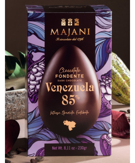 Majani - Dark Chocolate Egg - 85% Venezuela Cocoa - 230g