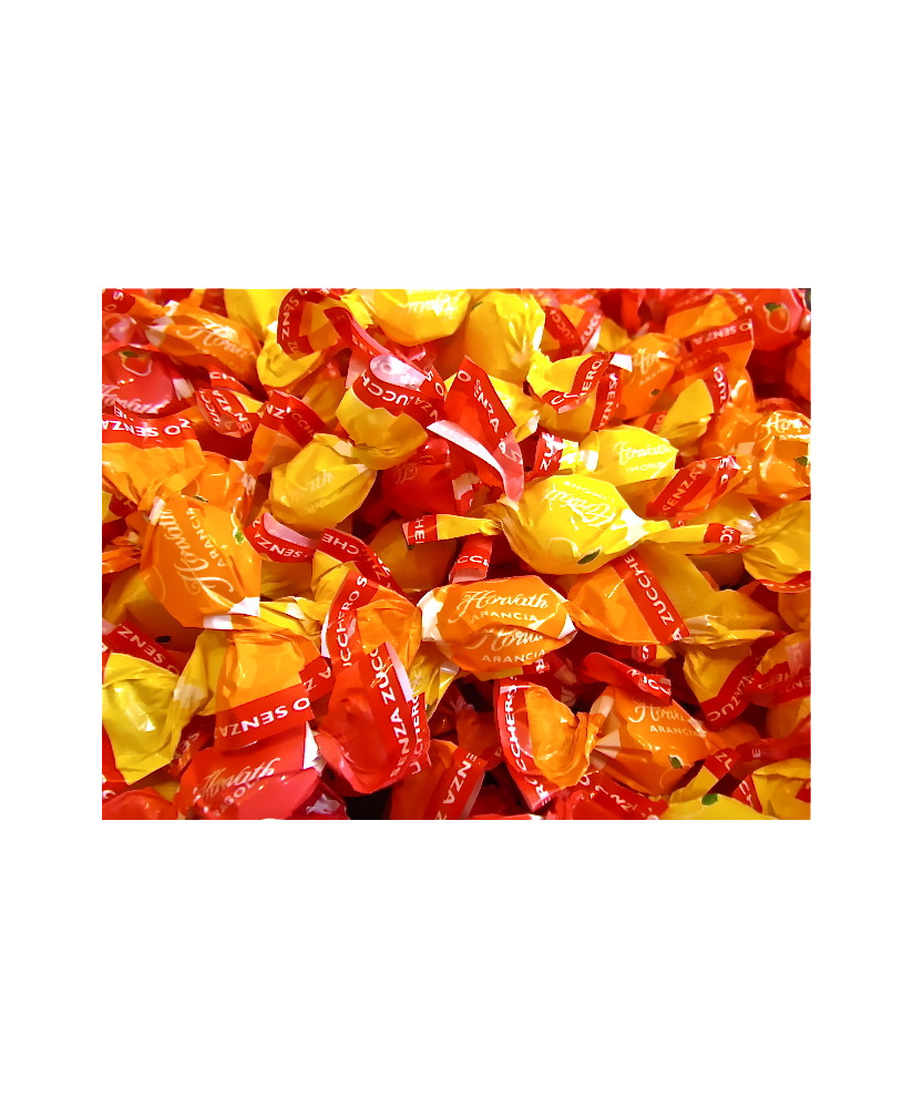 Vendita online caramelle Horvath di Lindt senza zucchero di frutta dure con maltitolo a € 17,00 al kg. Shop on line caramelle Ho