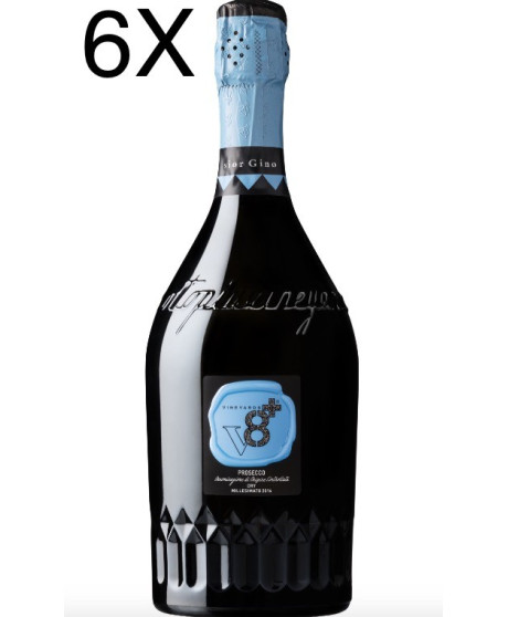 (6 BOTTIGLIE) V8+ Vineyards - Sior Gino - Prosecco Dry Millesimato 2019 - DOC - 75cl