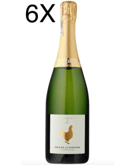 (3 BOTTLES) Jean de La Fontaine - L'Eloquente - Brut - Champagne - Gift Box - 75cl