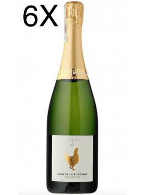(3 BOTTLES) Jean de La Fontaine - L'Eloquente - Brut - Champagne - Gift Box - 75cl