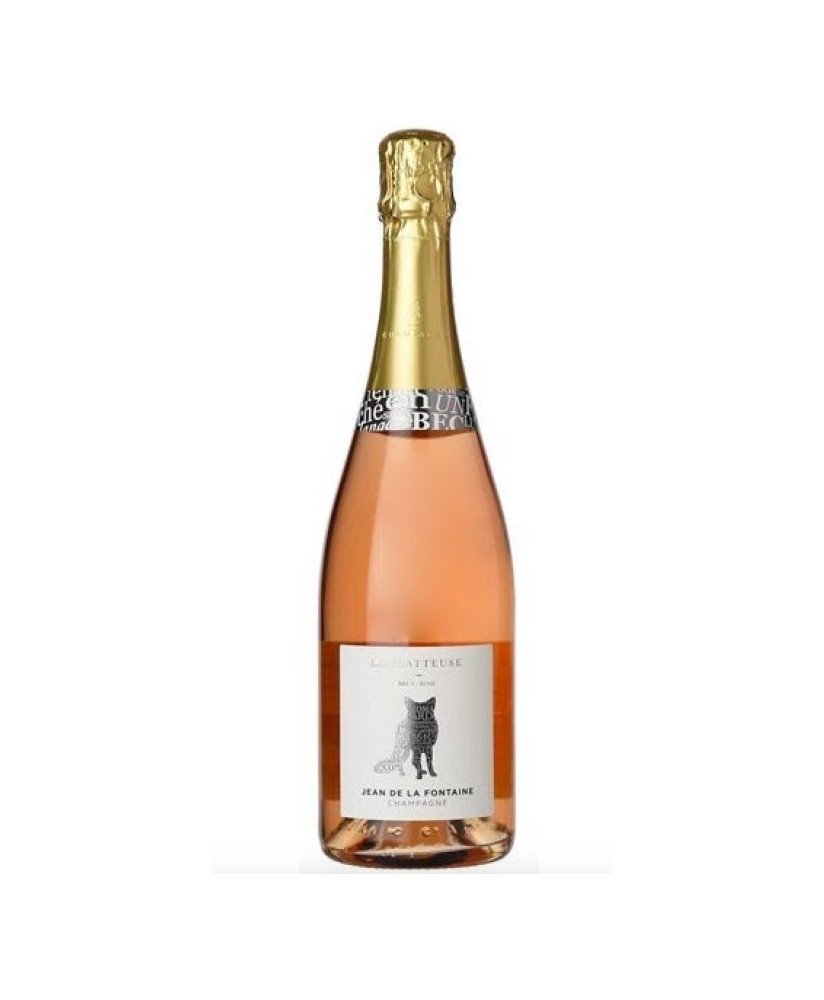 Jean de La Fontaine - La Flatteuse - Brut Rose' - Champagne - Gift Box - 75cl