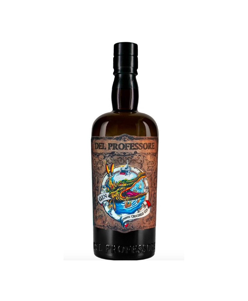 Vendita online gin del Professore Crocodile, miglior prezzo gin distilleria Quaglia di Asti. Shop gin tonic online
