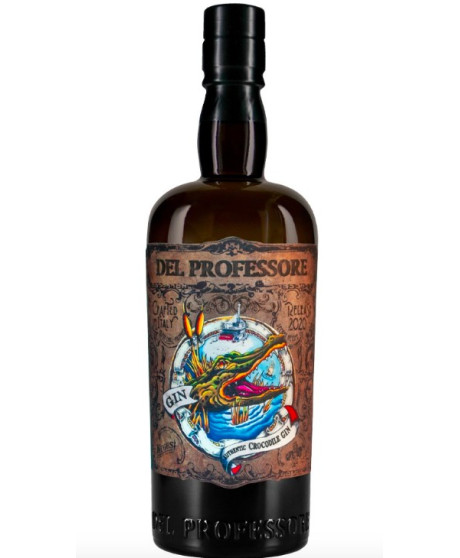Vendita online gin del Professore Crocodile, miglior prezzo gin distilleria Quaglia di Asti. Shop gin tonic online