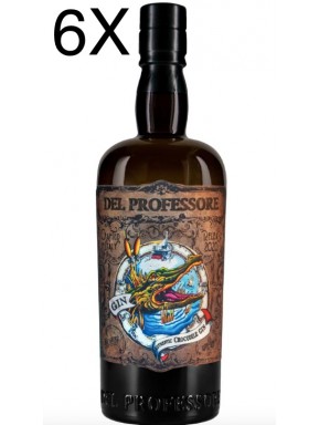 (6 BOTTLES) Distilleria Quaglia - Gin del Professore - Crocodile - 70cl