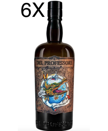 Vendita online gin del Professore Crocodile, miglior prezzo gin distilleria Quaglia di Asti. Shop gin tonic online