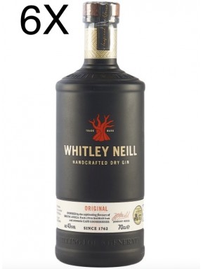 (3 BOTTIGLIE) Whitley Neill - Original - Handcrafted Dry Gin - 70cl