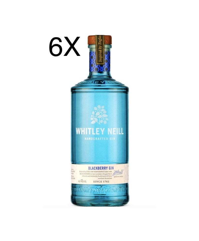 (3 BOTTLES) Whitley Neill - Blackberry Gin - 70cl