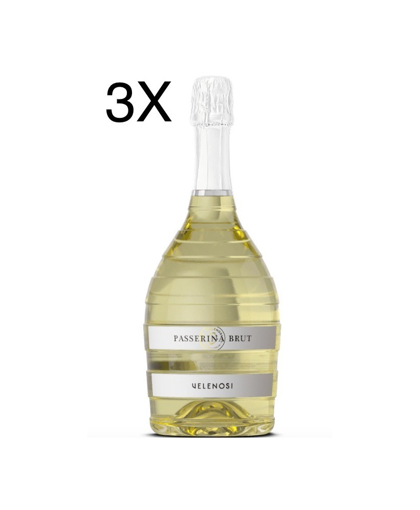 (3 BOTTIGLIE) Velenosi - Passerina Brut - 75cl