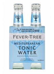 24 BOTTIGLIE - Fever Tree Mediterranean - Premium Natural Mixers Mediterranen Tonic Water - Acqua Tonica - 20cl