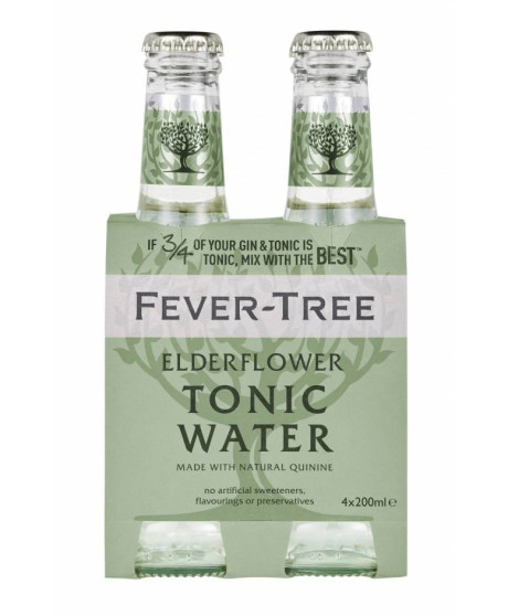 Fever Tree - Elderflower Tonic Water - BLISTER 4 X 20cl