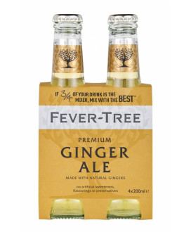 24 BOTTIGLIE - Fever Tree - Ginger Ale - 20cl