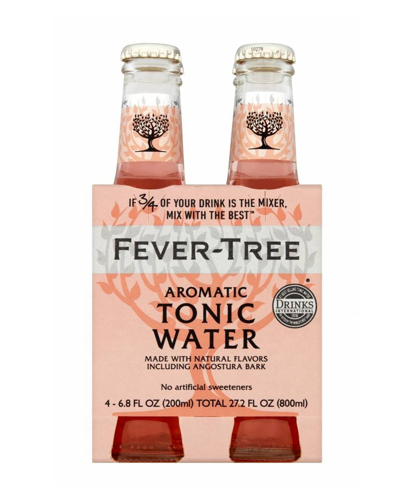 24 BOTTIGLIE - Fever Tree - Aromatic Tonic Water - Acqua Tonica - 20cl