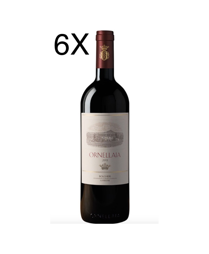 (3 BOTTIGLIE) Ornellaia - Ornellaia 2018 - Bolgheri DOC Superiore - 75cl