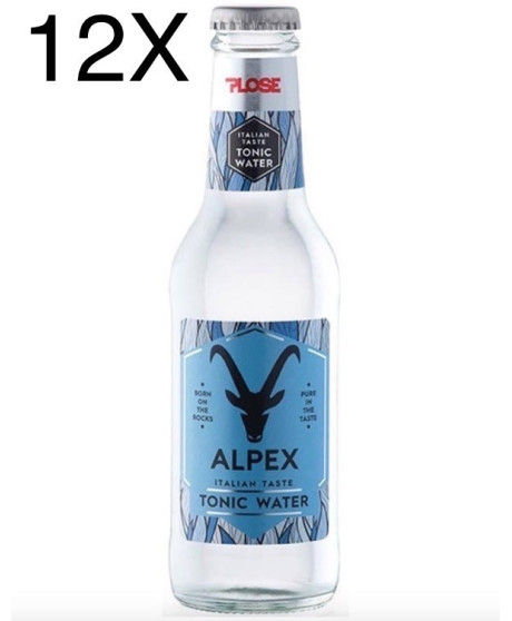 12 BOTTIGLIE - Alpex - Plose - Tonic Water Italian Taste - 20cl