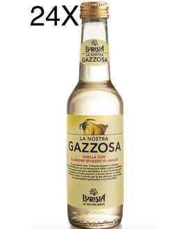 Vendita online Gazzosa Lurisia con limone sfusato di Amalfi IGP. Miglior prezzo online bibite Lurisia Chinotto, Gazzosa, Arancia