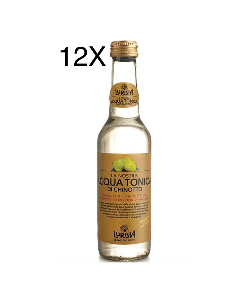 12 BOTTIGLIE - Lurisia - Acqua Tonica - con Limone e Chinotto - 27.5cl