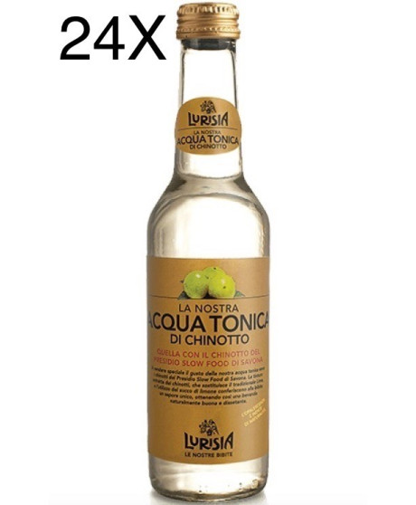 24 BOTTIGLIE - Lurisia - Acqua Tonica - con Limone e Chinotto - 27.5cl