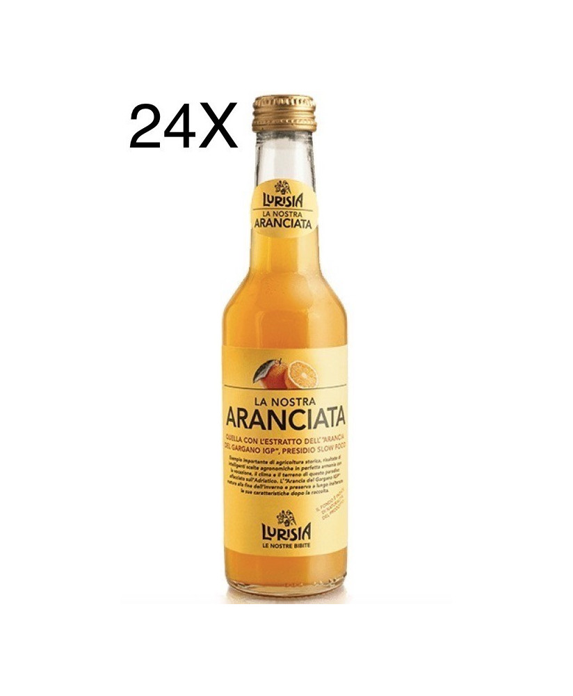 Vendita online Lurisia Aranciata quella vera, con Arancia del Gargano IGP. Miglior prezzo online bibite Lurisia Chinotto, Gazzos