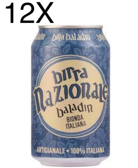 (12 LATTINE) Baladin - Birra Nazionale - 33cl