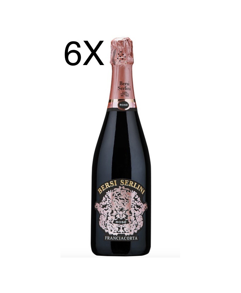 (3 BOTTIGLIE) Bersi Serlini - Rose' Rosa Rosae - Franciacorta DOCG - 75cl