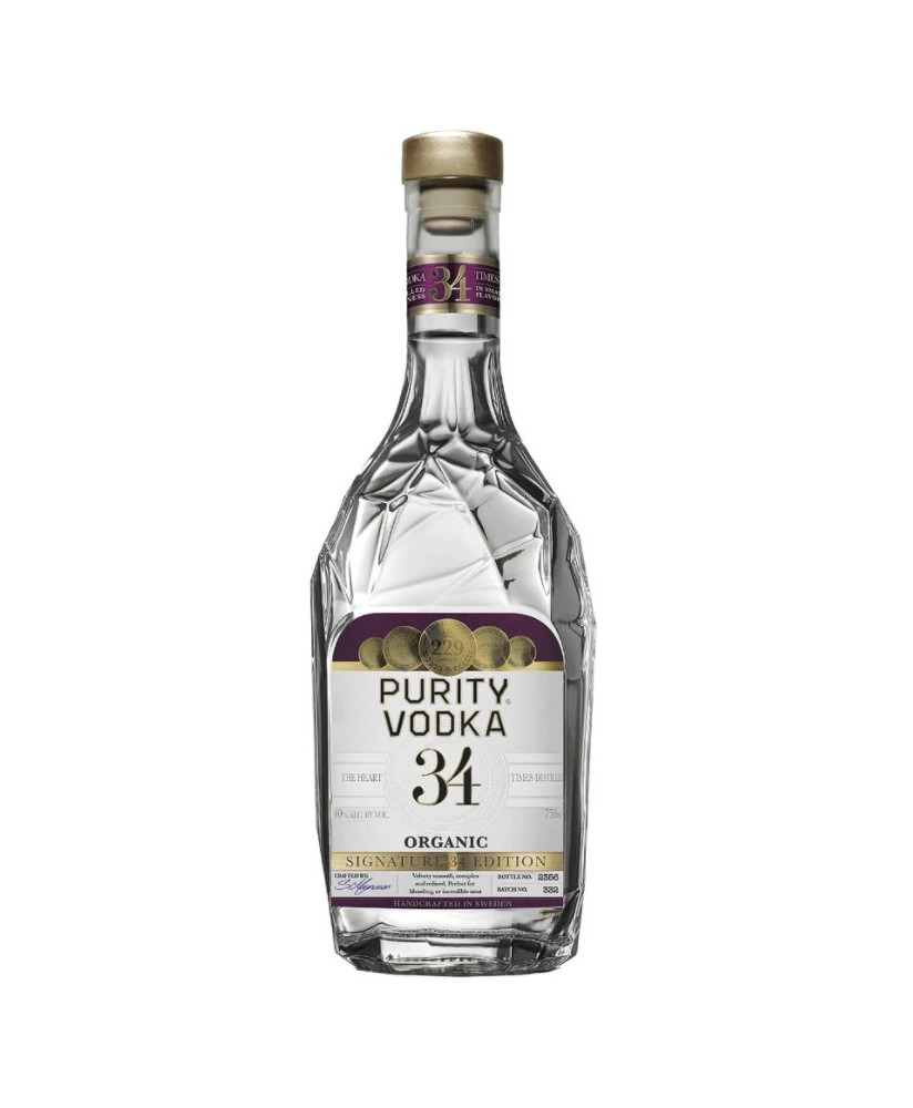 Purity Vodka - Signature 34 Edition Organic Vodka - 70cl