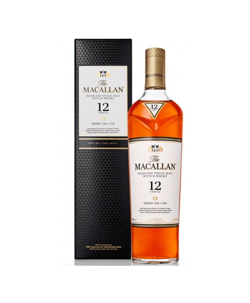 Macallan - 12 anni Sherry Oak - Highland Single Malt - Astucciato - 70cl