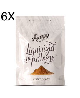 (6 PACKS X 500g) Amarelli - Liquorice Powder 