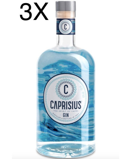 (3 BOTTIGLIE) Caprisius Gin - The Spirit of Capri - 70cl