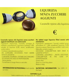 250g - Caffarel - Miniliquirizia Ripiena - Amarelli