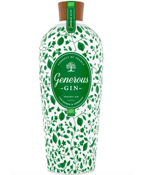 Generous Gin - Organic - Coriander & Combava - 70cl Generous Gin - Organic - Coriander & Combava - 70cl